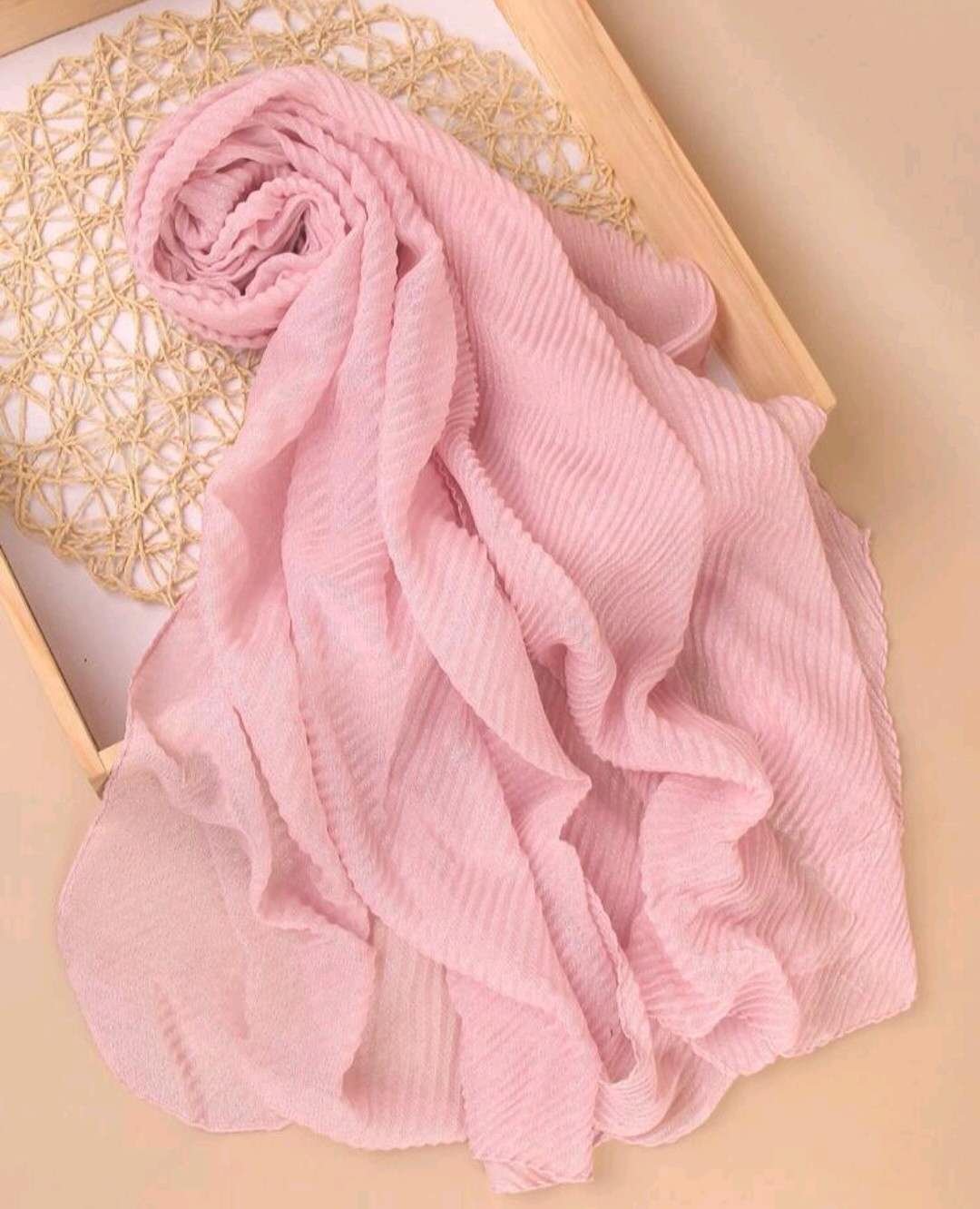 Women Summer Scarfs Cotton Lightweight Large Long Gauze Shawl Beach Wrap Plain Hijab (Color 7)