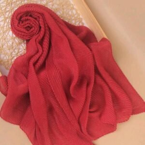Women Summer Scarfs Cotton Lightweight Large Long Gauze Shawl Beach Wrap Plain Hijab (Color 9)