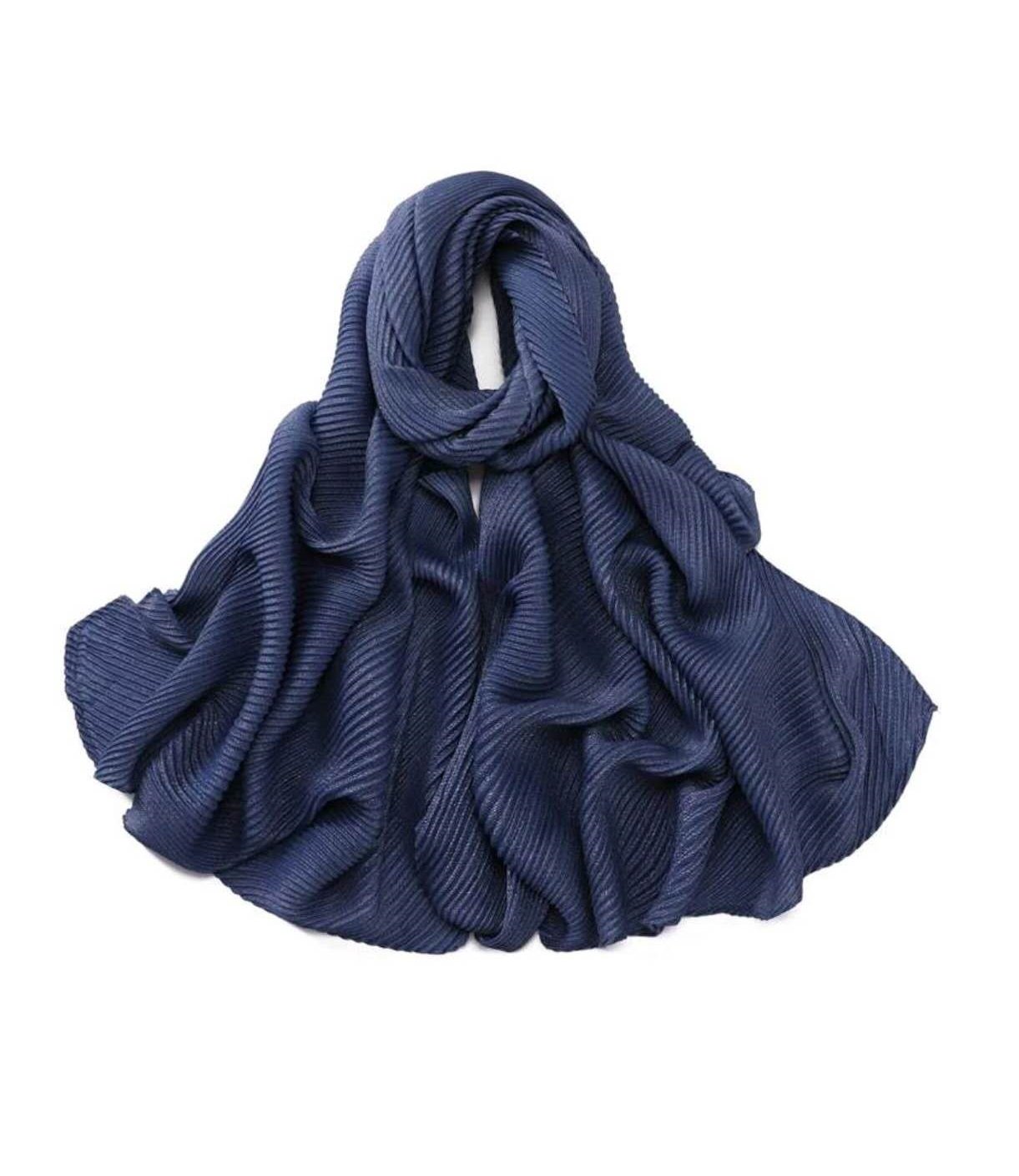 Women Summer Scarfs Cotton Lightweight Large Long Gauze Shawl Beach Wrap Plain Hijab (Color6)