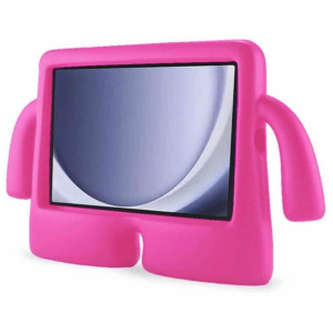 Compatible with Samsung Galaxy Tab A9 Plus 11 inch (SM-X216B)(2023) Tablet Case，Lightweight Shockproof Rugged Protective Cover with Kickstand for Kids Children Boys Babies - Pink