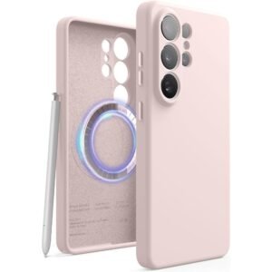 For Samsung Galaxy S26 Ultra Shockproof Rubber Silicone Protective Bumper Case Cover - Pink